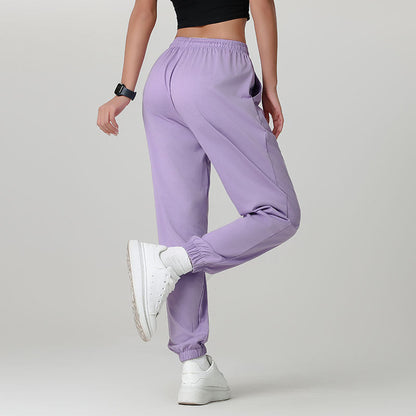 Joggers décontractés de sport pour femmes avec cordon de serrage