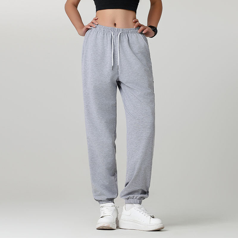 Joggers décontractés de sport pour femmes avec cordon de serrage