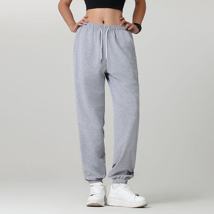 Joggers décontractés de sport pour femmes avec cordon de serrage