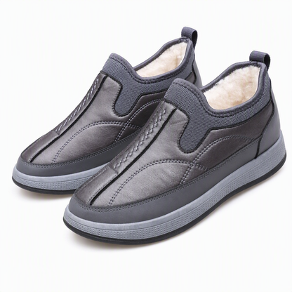 Chaussures hommes d'hiver chaudes et épaisses à enfiler