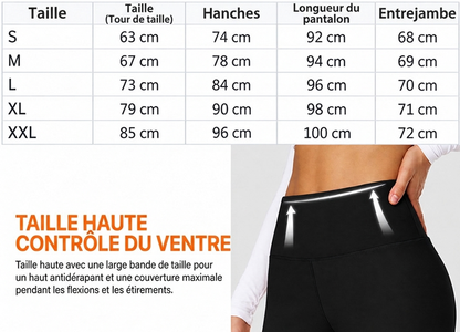 Pantalon de yoga thermique taille haute pour femmes