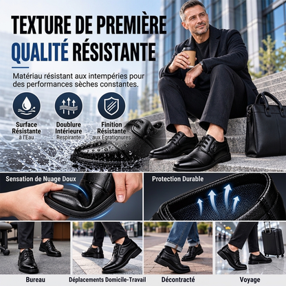 Chaussures habillées en cuir pour homme, style business