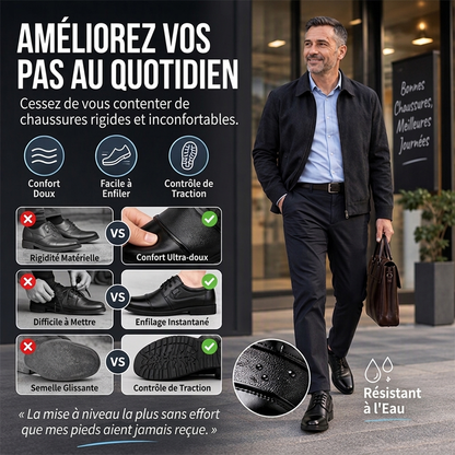 Chaussures habillées en cuir pour homme, style business