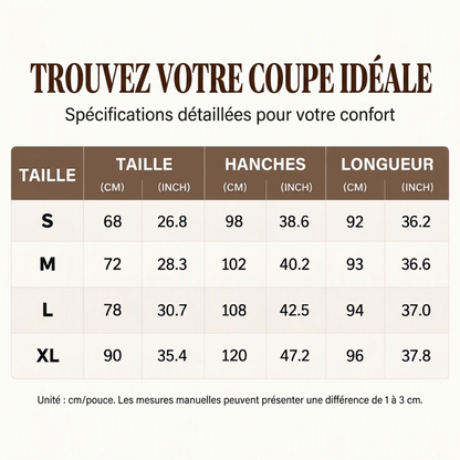 Jupe midi cargo taille haute pour femme