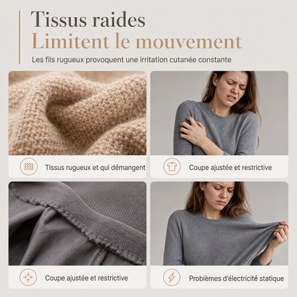 Ensemble deux pièces élégant: haut en maille col V et manches chauve-souris + jupe mi-longue