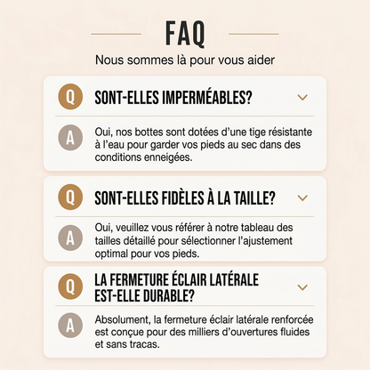 Bottes de neige d'hiver mi-mollet antidérapantes pour femmes