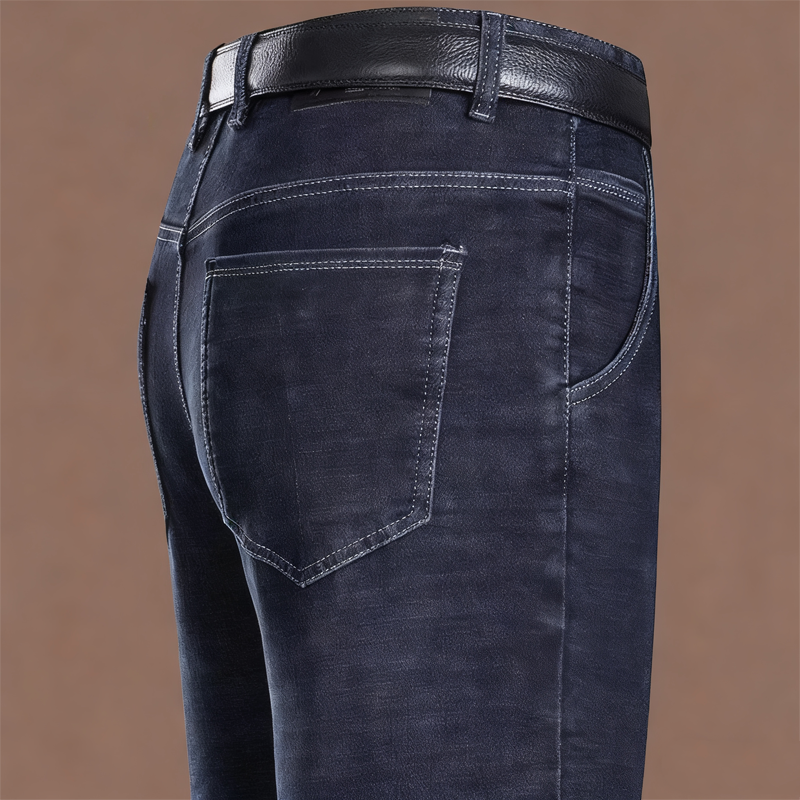 Jean droit pour homme doublé chaud