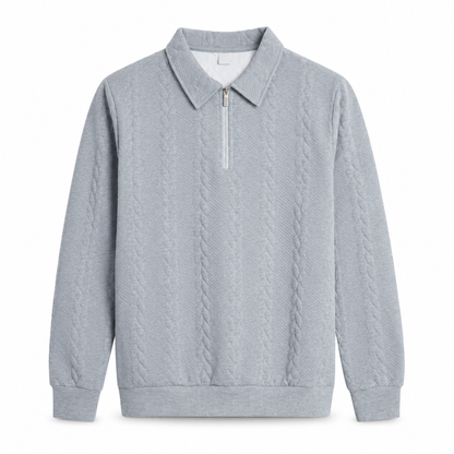 Pull en tricot jacard décontracté pour homme