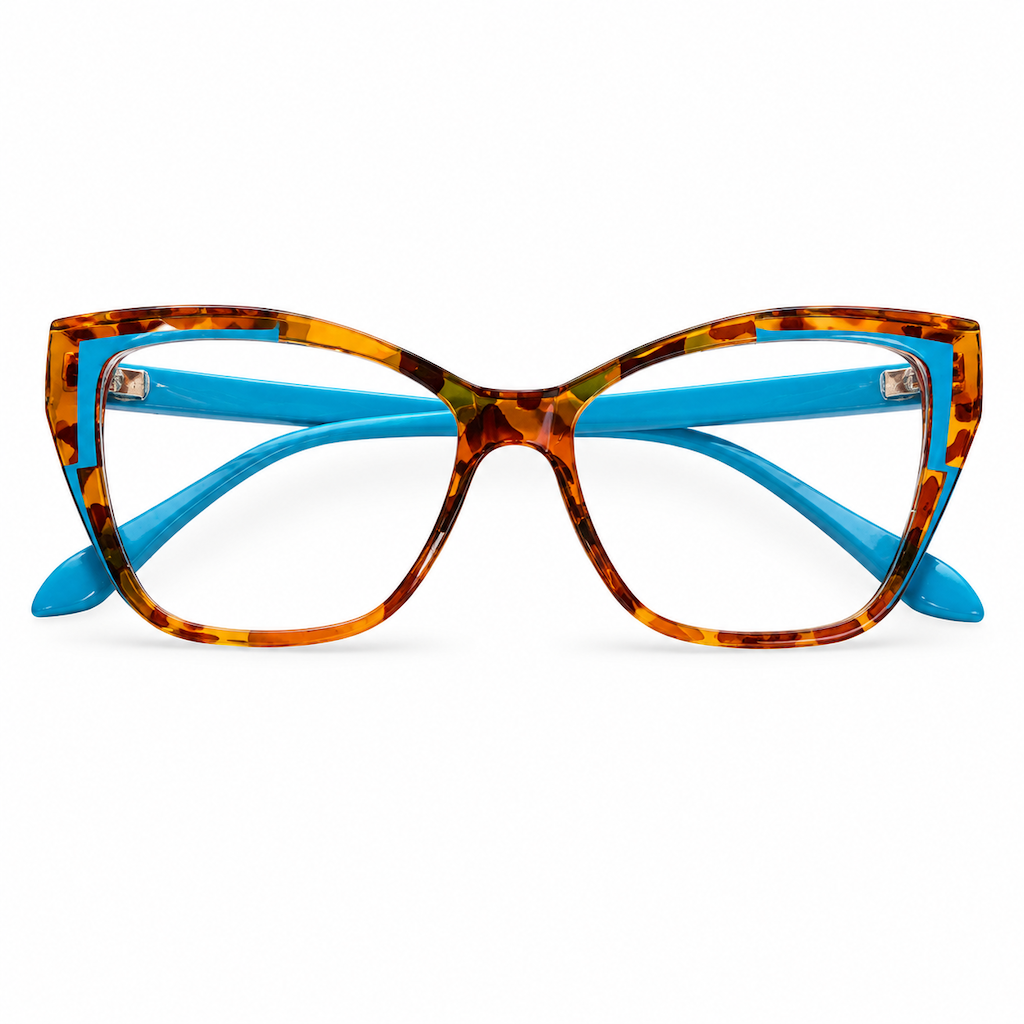 Lunettes de protection contre la lumière bleue à œil de chat style cyberpunk pour femmes, verres transparents photochromiques tendance