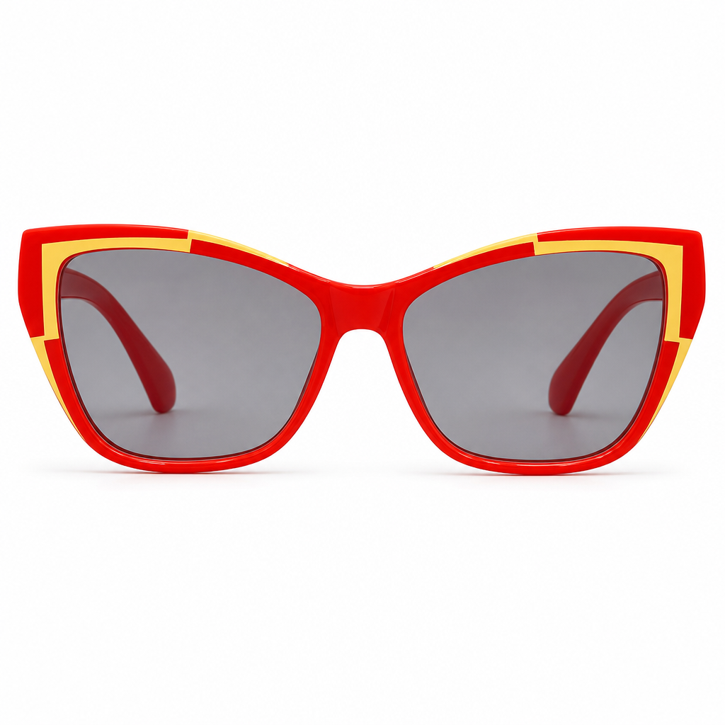 Lunettes de protection contre la lumière bleue à œil de chat style cyberpunk pour femmes, verres transparents photochromiques tendance