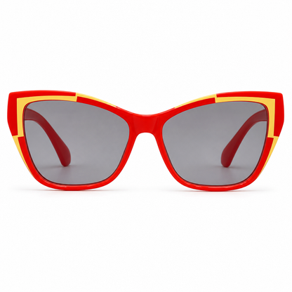 Lunettes de protection contre la lumière bleue à œil de chat style cyberpunk pour femmes, verres transparents photochromiques tendance
