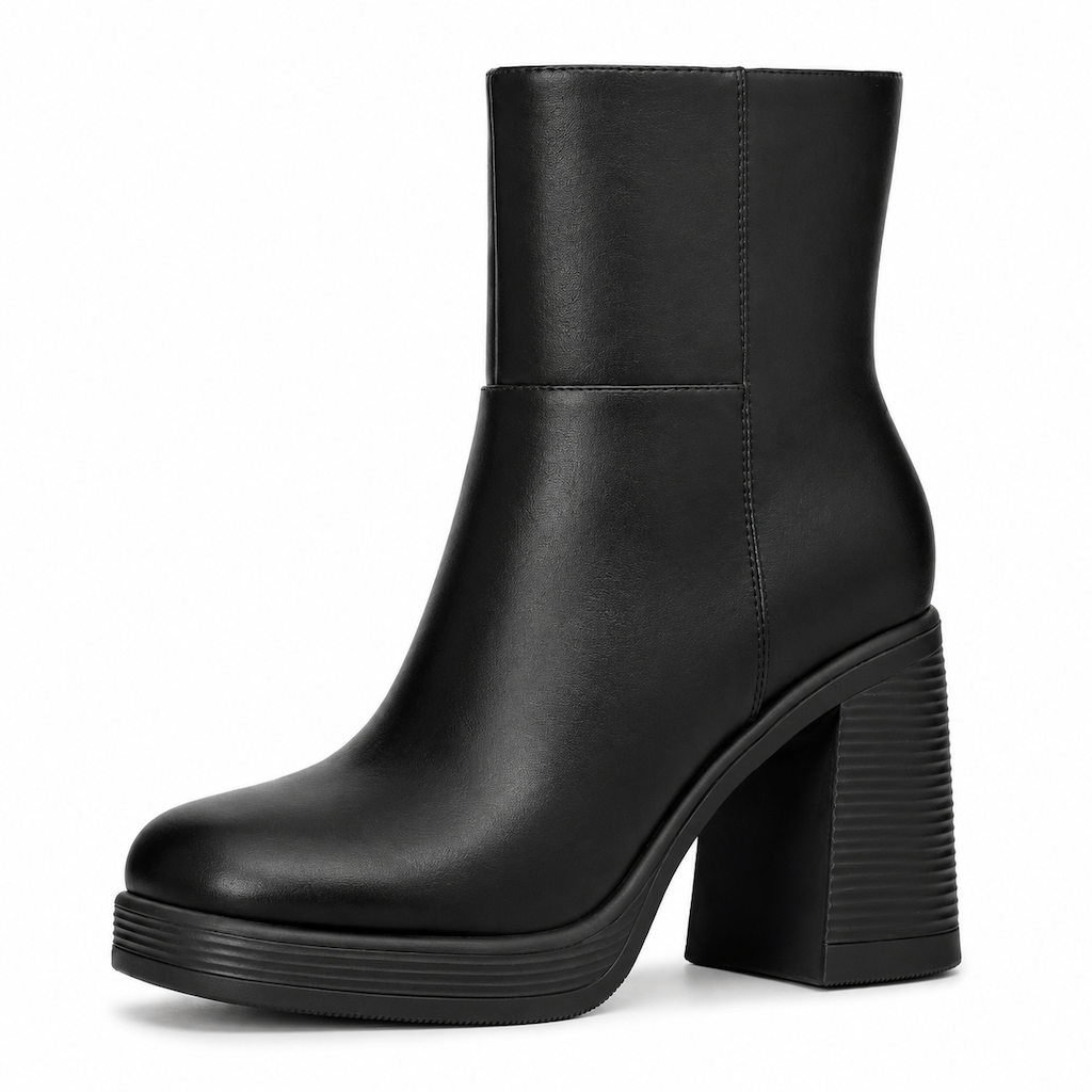 Bottines à semelle épaisse et talon chunky