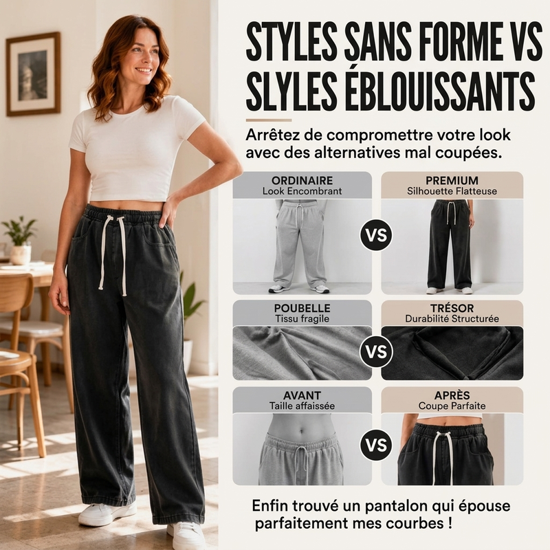 Jeans en denim droit pour femme, doublure chaude