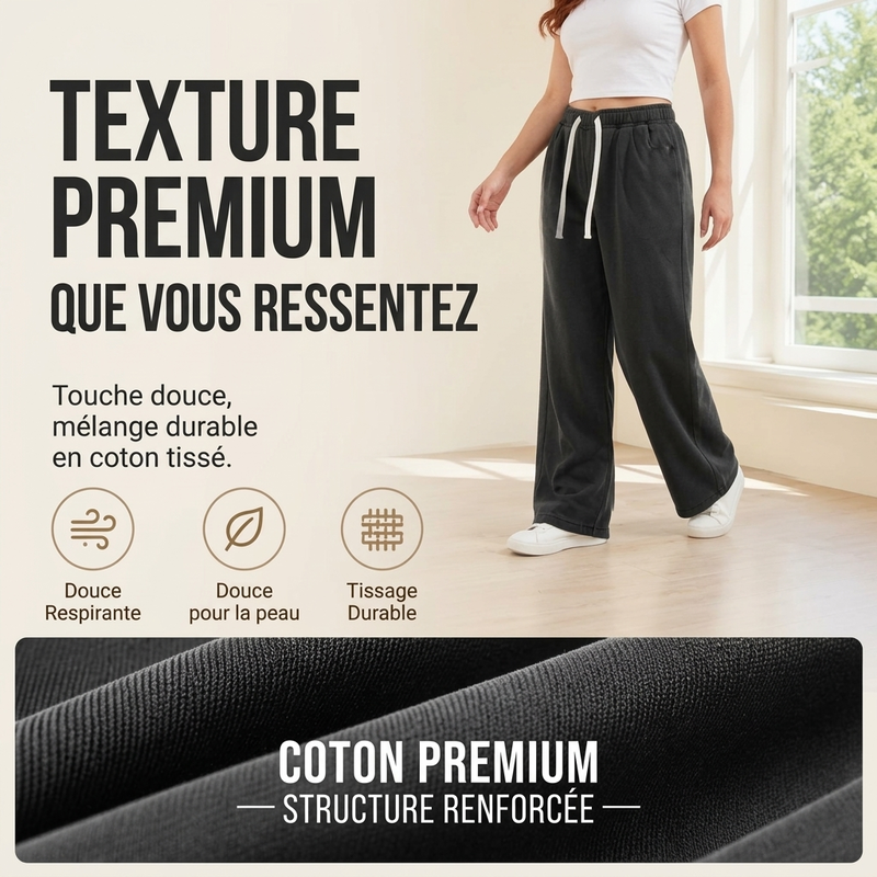Jeans en denim droit pour femme, doublure chaude