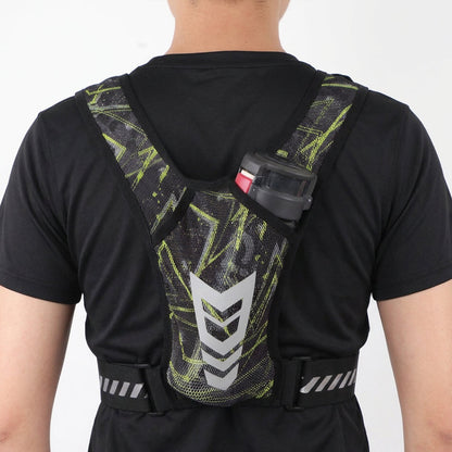 Gilet à Dos Running Outdoor pour Téléphones et Hydratation