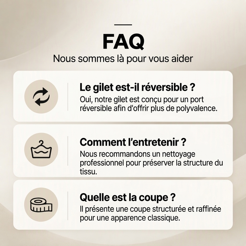 Gilet chaud en velours côtelé réversible unisexe