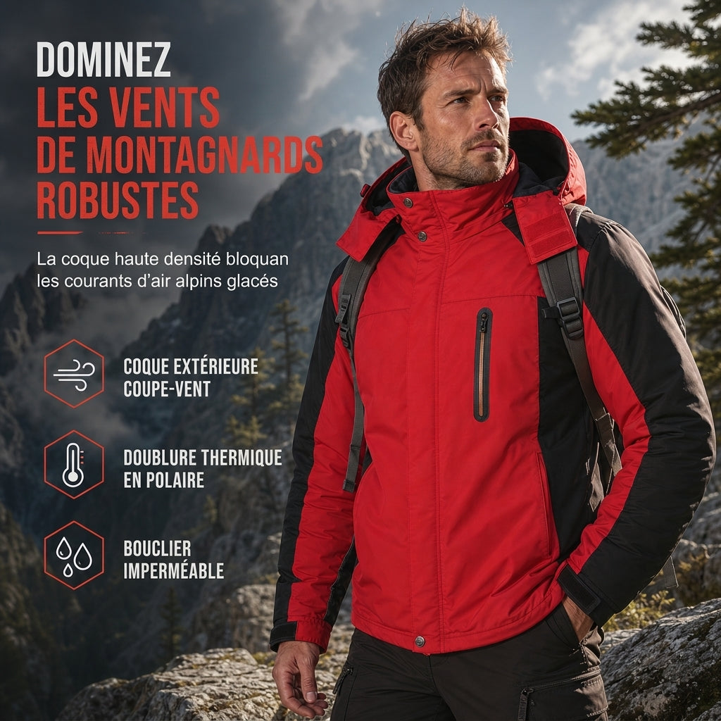 Veste de randonnée d'extérieur à une couche pour le printemps, imperméable et résistante à l'usure pour l'alpinisme