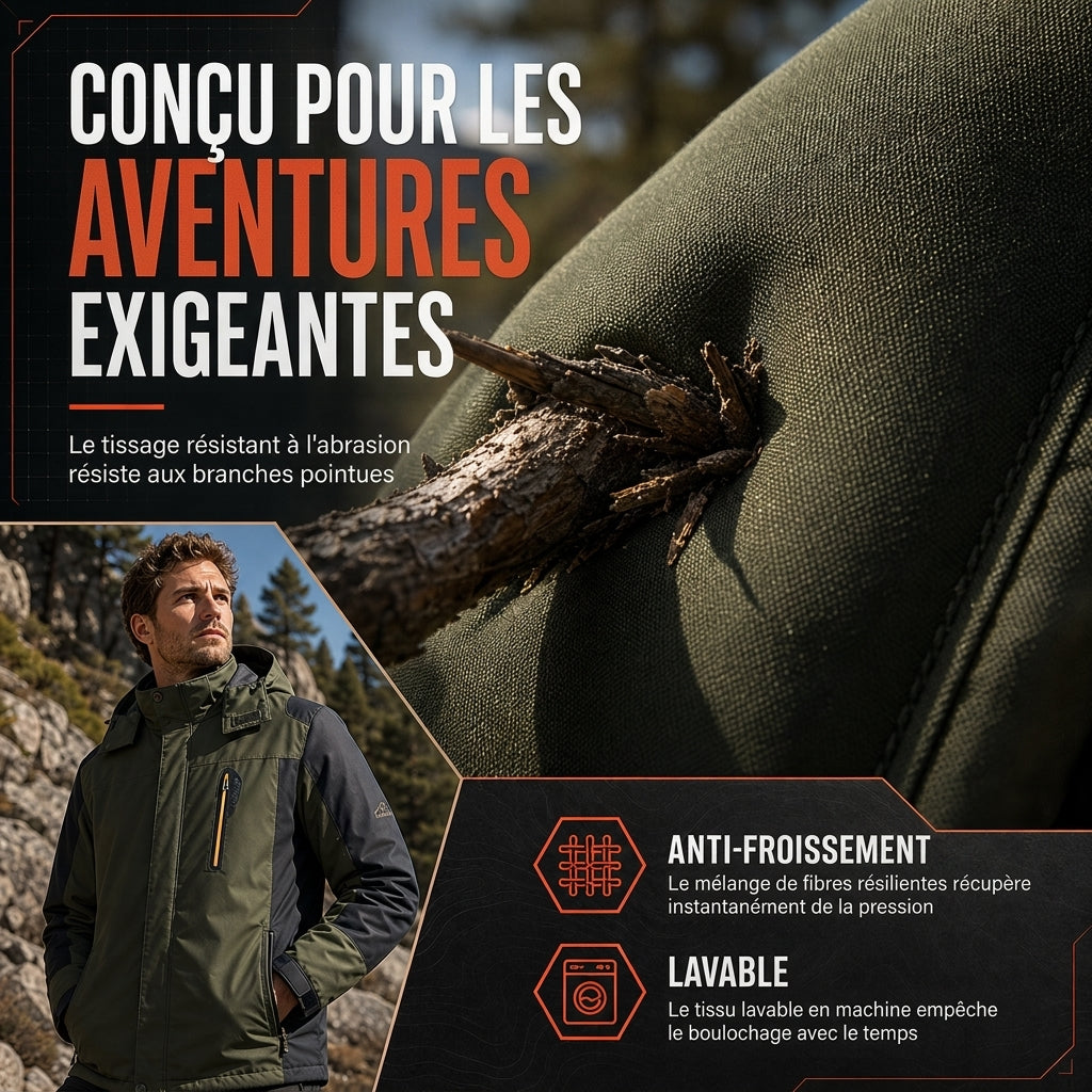 Veste de randonnée d'extérieur à une couche pour le printemps, imperméable et résistante à l'usure pour l'alpinisme