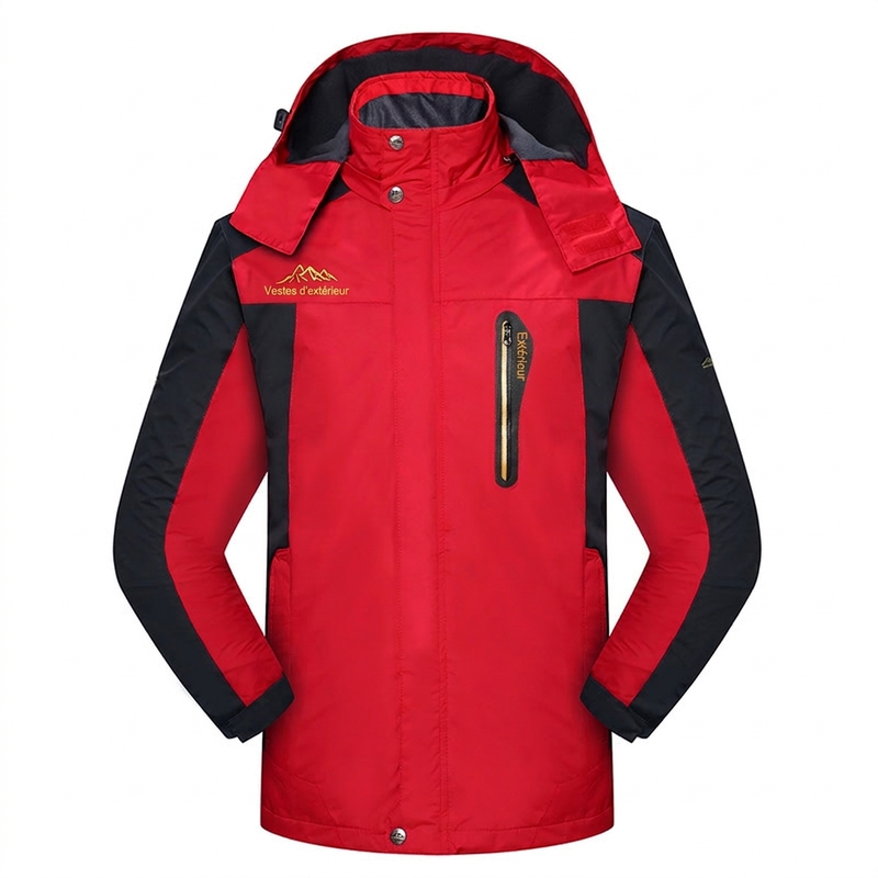 Veste de randonnée d'extérieur à une couche pour le printemps, imperméable et résistante à l'usure pour l'alpinisme