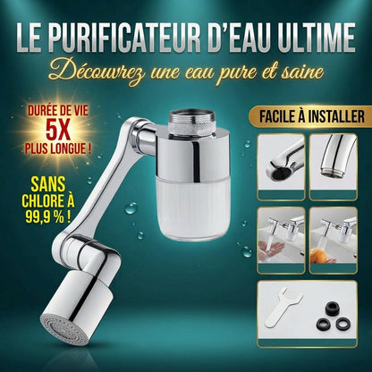 Robinet multifonctionnel rotatif à 360°