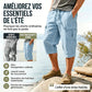 ⏰ -50% – Pour une durée limitée !👖Pantalon capri cargo en lin mélangé pour homme🌬️ Léger, respirant et conçu pour le confort