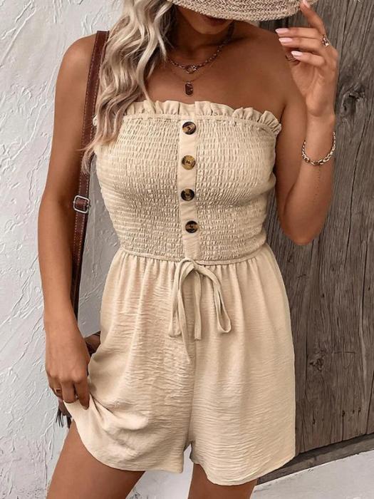 🌸Réduction limitée à 50🌸Combinaison tubulaire à jambes larges pour femme