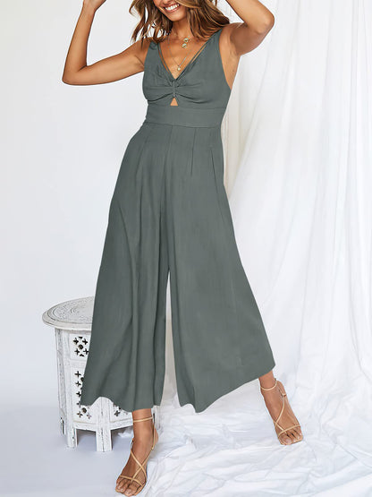 🔥Ventes chaudes🔥 Combinaisons à taille haute et découpes à col en V