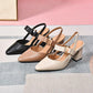 Sandales polyvalentes à talons hauts et bout pointu pour femmes