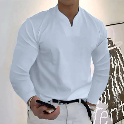 Automn Promotion-49% OFF-💥T-shirt en coton à manches longues à manches longues avec poche-7