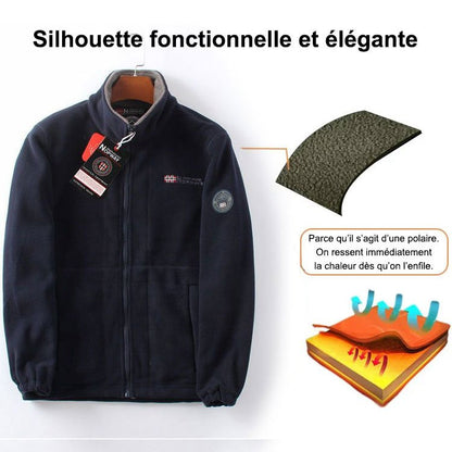 🎄🎅Les meilleurs cadeaux de Noël🎁--Veste à capuche à double couche pour hommes