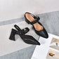 Sandales polyvalentes à talons hauts et bout pointu pour femmes