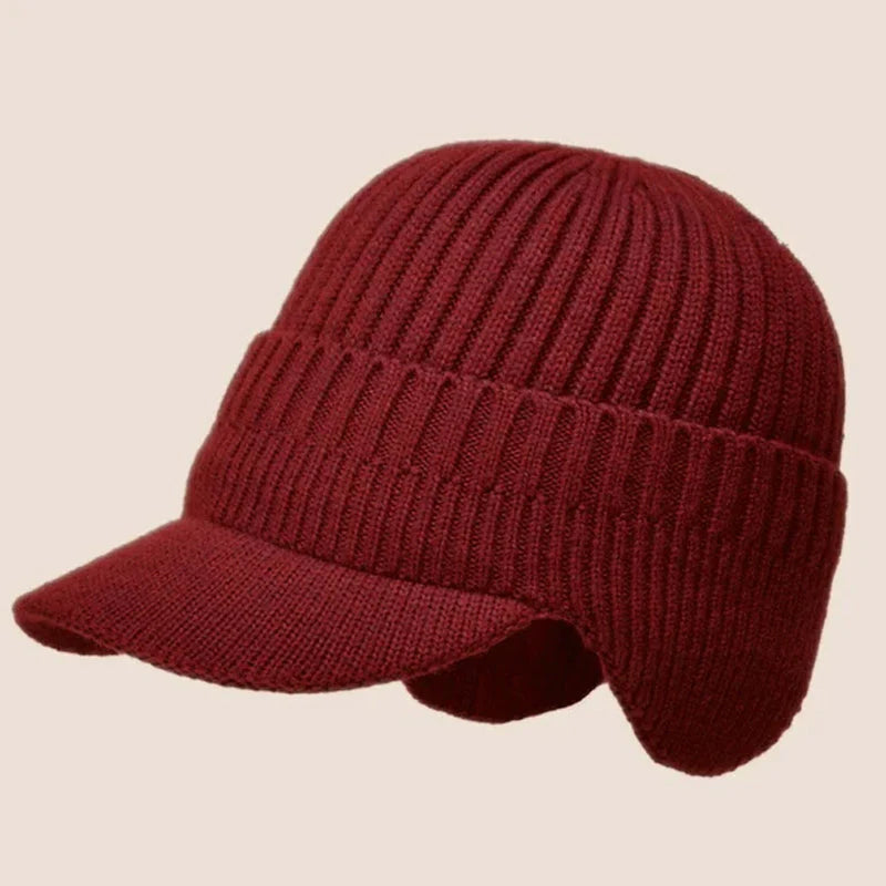 Chapeau tricoté de protection d'oreille élastique chaud☃️ Achetez-en 2, livraison gratuite🔥