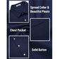 Chemise à manches courtes en coton et lin pour hommes