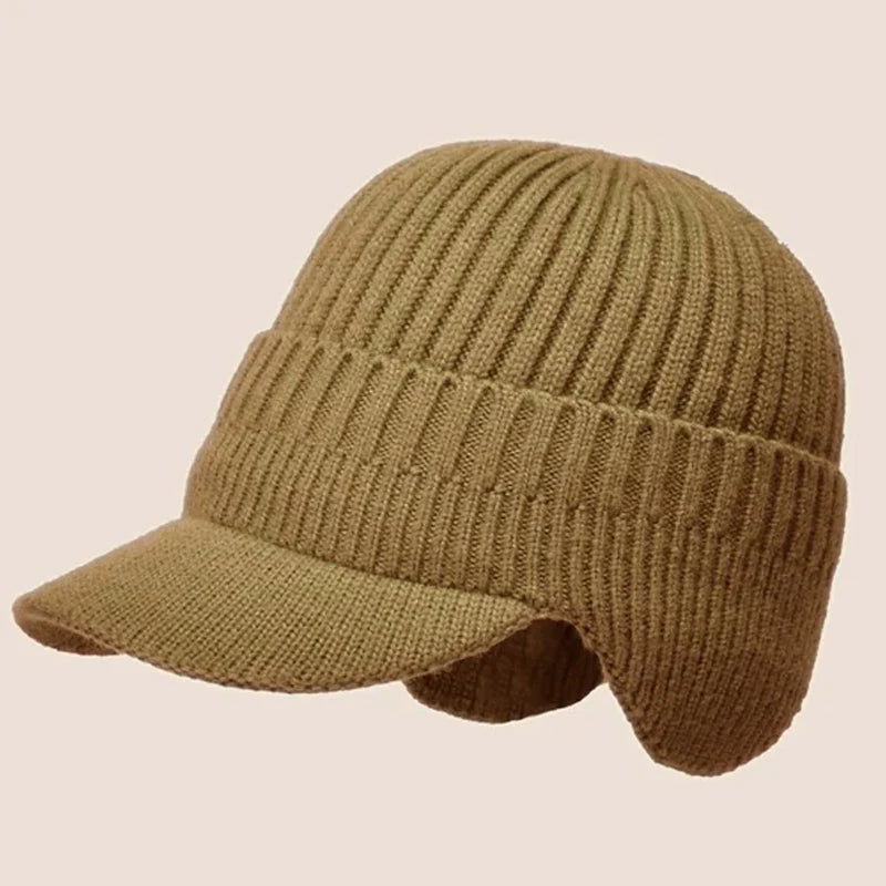 Chapeau tricoté de protection d'oreille élastique chaud☃️ Achetez-en 2, livraison gratuite🔥