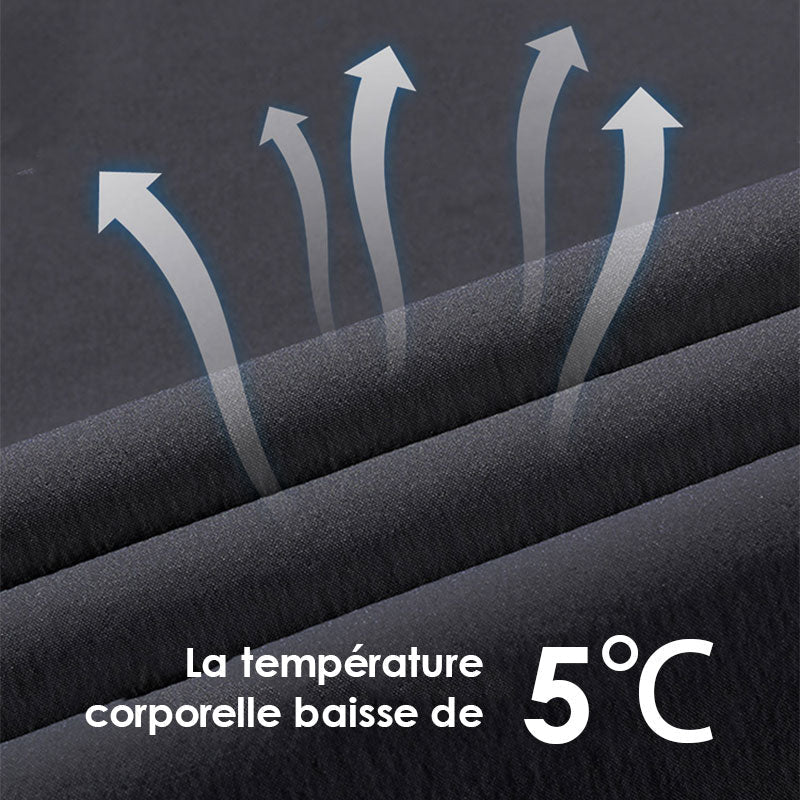 Pantalon d'homme décontracté en soie de glace (essentiels pour l'été)-5