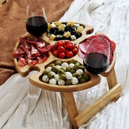 🔥Vente chaude 2023🔥Table de salle à manger/table à vin de plage pliante portable pour l'extérieur
