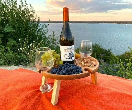 🔥Vente chaude 2023🔥Table de salle à manger/table à vin de plage pliante portable pour l'extérieur