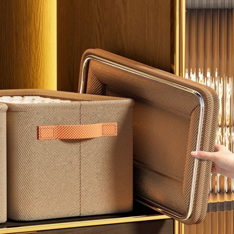 Organisateur de vêtements de boîte de rangement de placard pliable