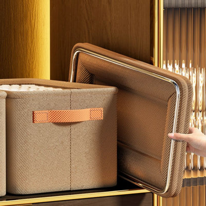 Organisateur de vêtements de boîte de rangement de placard pliable