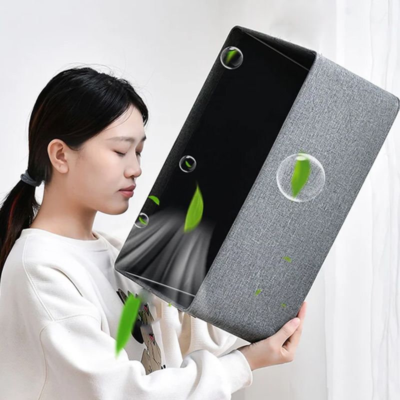 Organisateur de vêtements de boîte de rangement de placard pliable