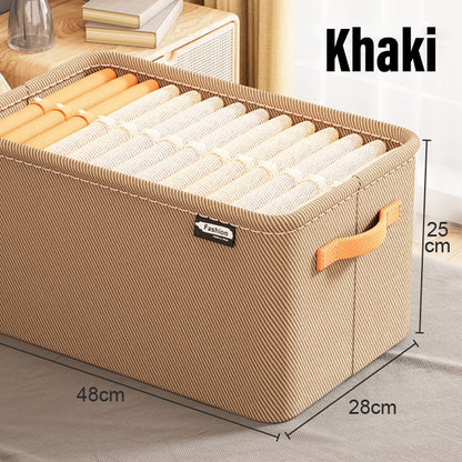 Organisateur de vêtements de boîte de rangement de placard pliable