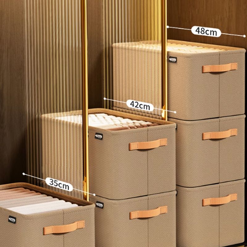Organisateur de vêtements de boîte de rangement de placard pliable