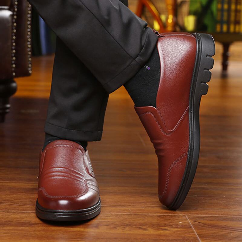 🔥😎Chaussures d'affaires antidérapantes en cuir souple pour hommes👞 Achetez-en 2, livraison gratuite🔥