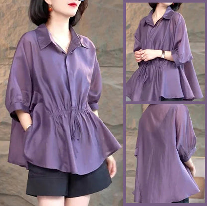 Chemise de protection solaire élégante et amincissante 🔥Achetez-en 2, livraison gratuite🔥
