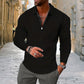 T-shirt sport décontracté à manches longues et col zippé pour homme 🔥Achetez-en 2 livraison gratuite🔥