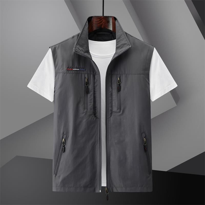 Gilet d'extérieur à séchage rapide avec plusieurs poches pour homme-Achetez-en 2, livraison gratuite