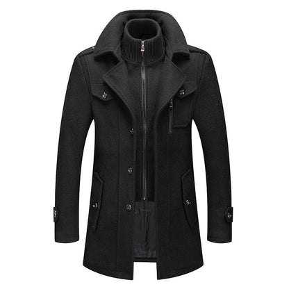 Manteau business en tweed pour homme -Livraison gratuite