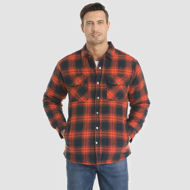 🎅Promotion de Noël 40% de réduction🎊Veste chemise en flanelle pour homme
