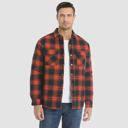 🎅Promotion de Noël 40% de réduction🎊Veste chemise en flanelle pour homme