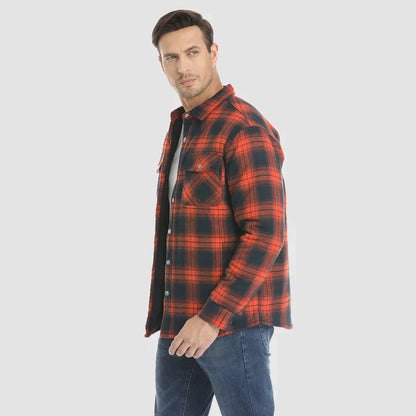 🎅Promotion de Noël 40% de réduction🎊Veste chemise en flanelle pour homme